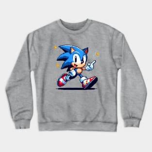 Pixel Sonic Retro Ni Crewneck Sweatshirt